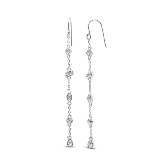 Stia - Women's You're A Gem-dangle Bezel Earrings