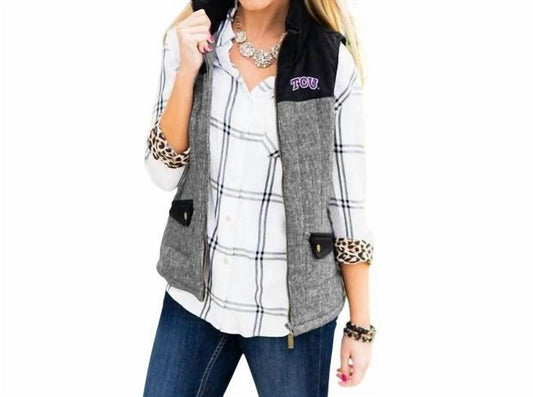 Gameday Couture - TCU Prep For It Vest