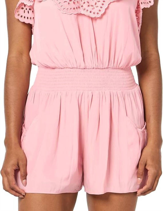 Ramy Brook - Ellen V Neck Eyelet Romper