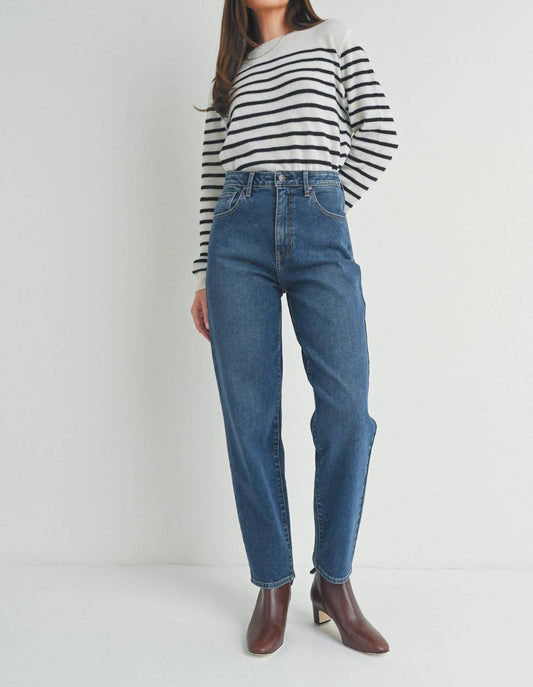 Just Black Denim - Tapered Barrel Jeans