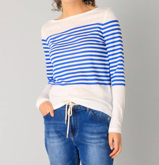 Yest - Renate Boatneck Striped Sweater