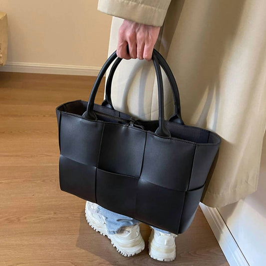 Unishe - Women's Versatile Woven Large-capacity Niche Shoulder Bag