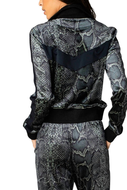 Buddylove - CARMELA VELOUR TRACK JACKET