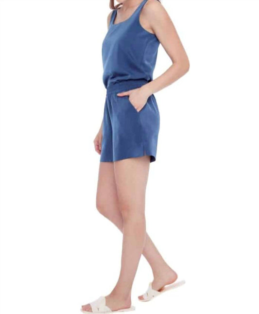 I Love Tyler Madison - Rose Solid Satin Lounge Shorts