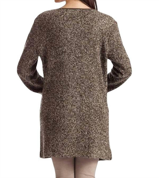 Lara Long Tweed Cardigan