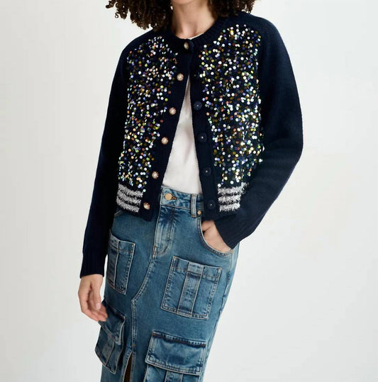 Essentiel Antwerp - Halter Embellished Cardigan