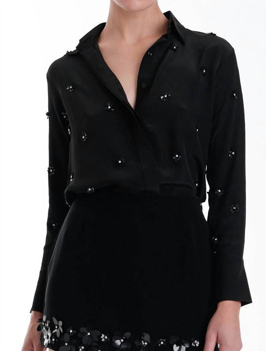 Karina Grimaldi - Bella Embroidered Blouse