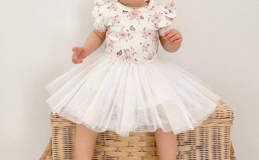 Aster & Oak - Baby Butterfly Garden Tutu Dress