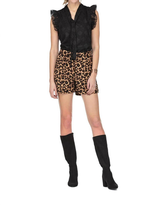 Jade - Leopard Shorts