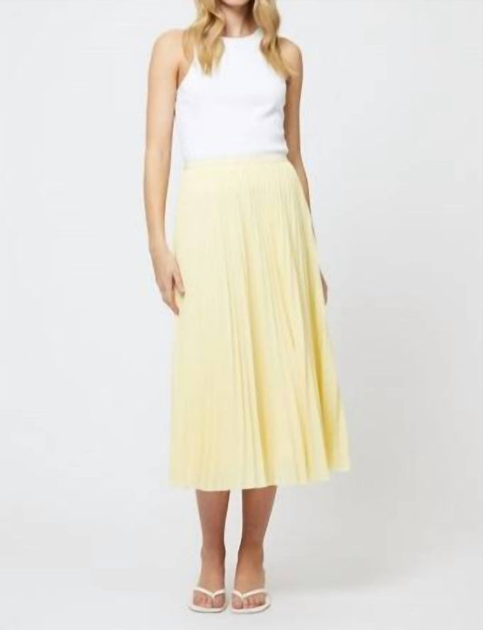 French Connection - Sunburst Pleat Crepe Skirt