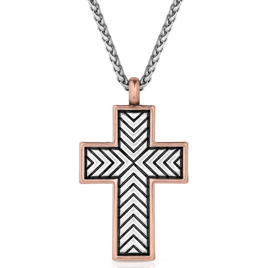 Montana Silversmiths - Men's Faithful Destiny Cross Necklace