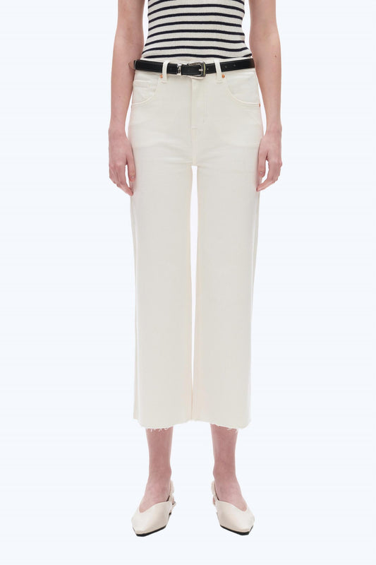 Bayeas - High Rise Wide Leg Denim Jeans