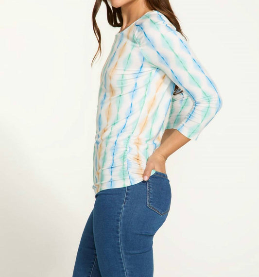 Fdj - 3/4 Sleeve Scoop Neck Top