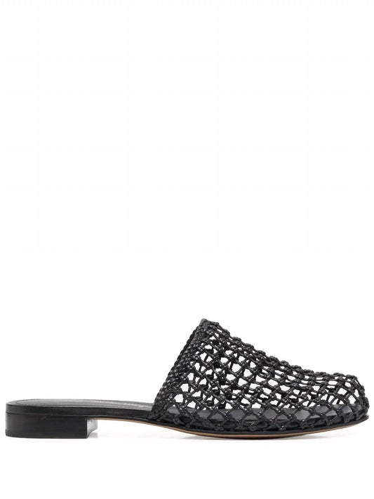 Salvatore Ferragamo - Women's Woven-design Leather Mules