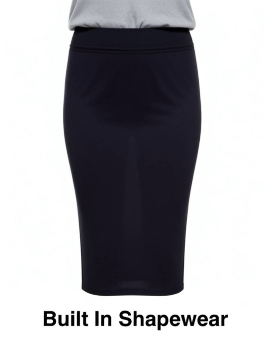 Nue By Shani - Built In Shapewear Houndstooth Pencil Dress