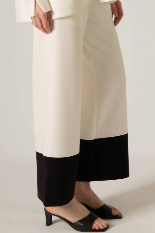 Before You - Colorblock Wide Leg Pants