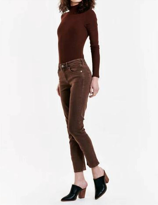 Blair Rootbeer Straight Ankle Jean