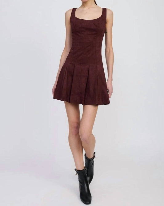 En Saison - Delphine Pleated Mini Dress