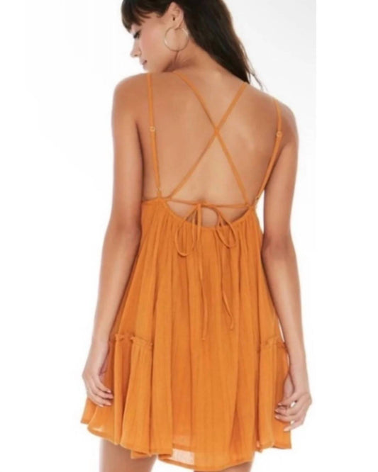 L*Space - Eliana Beach Swim Cover Up Embroidered Mini Dress