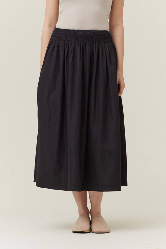 Grade & Gather - Smocked Waist Midi Skirt