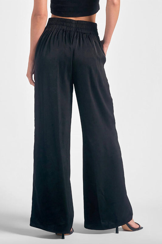 Elan - Wide Leg Elastic Pant