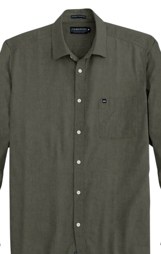 Fish Hippie Co - Men's Rumfront Long Sleeve Shirt