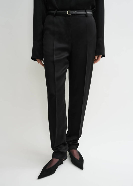 Toteme - Low Waist Satin Trousers