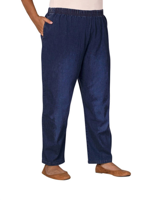 On The Plus Side - Plus Size Premium Wide Leg Denim Jeans