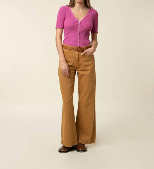 Frnch - Emma Wide Leg Denim Pants