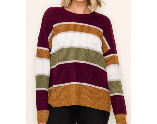 Staccato - Striped Pullover Sweater