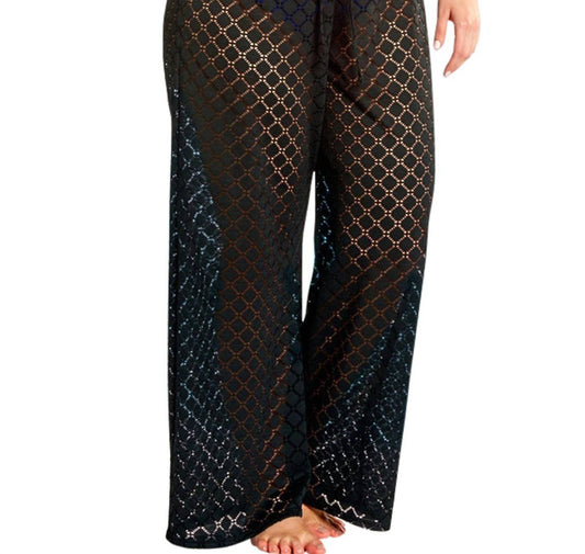 Always For Me - Plus Size Lattice Beach Cover Up Pants