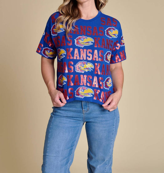 Stewart Simmons - The Sequin Repeat Tee Kansas