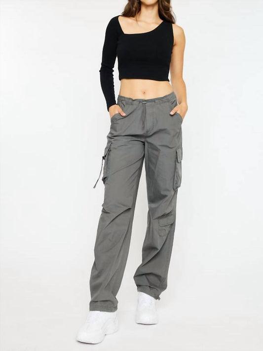 Kancan - Nataly High Rise Relaxed Cargo Pants