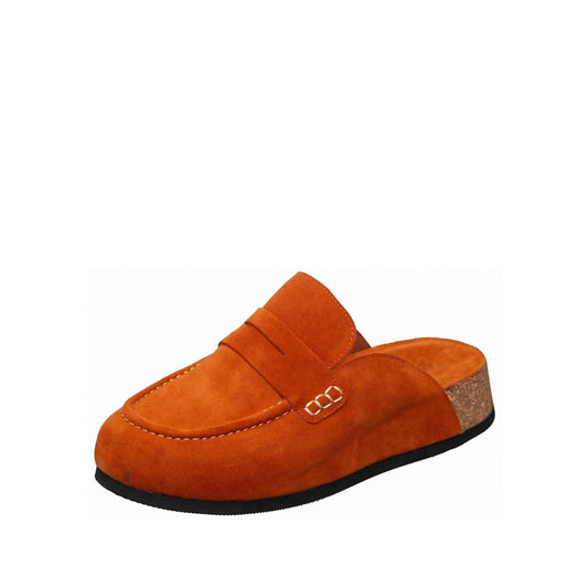 Antelope - Women's Rachel Penny Loafer Mules Cork Heel