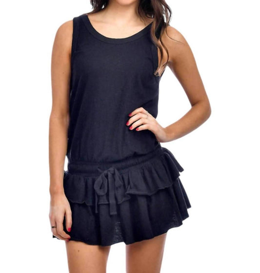 Rd Style - Sleeveless Tiered Mini Dress