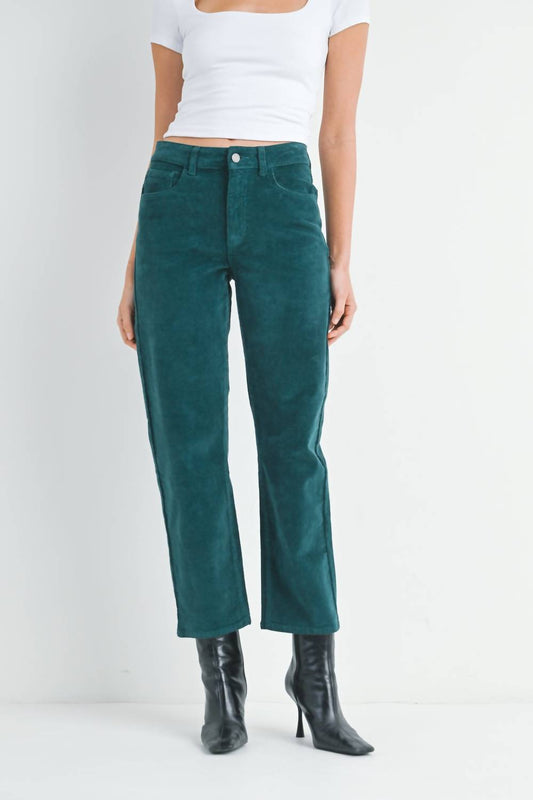 Just Black Denim - Straight Leg Corduroy Pant