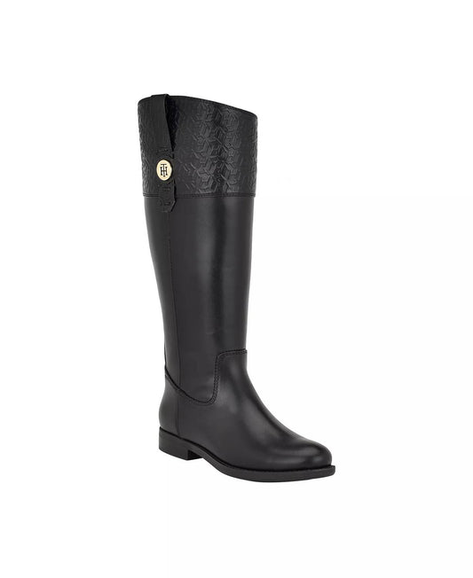 Tommy Hilfiger - Women's Shano Round Toe Knee High Boots