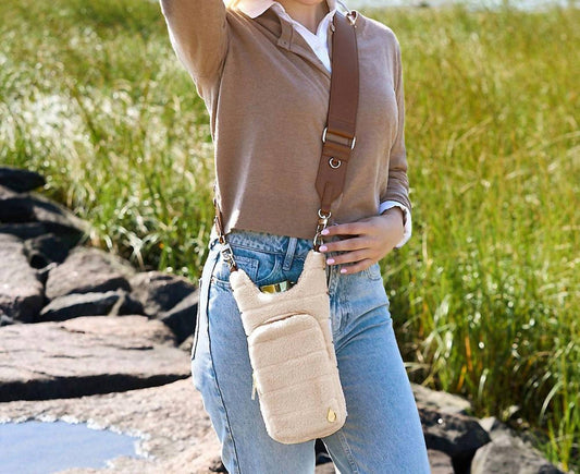 Wanderfull - Hydro Sherpa With Vegan Leather Strap Bag