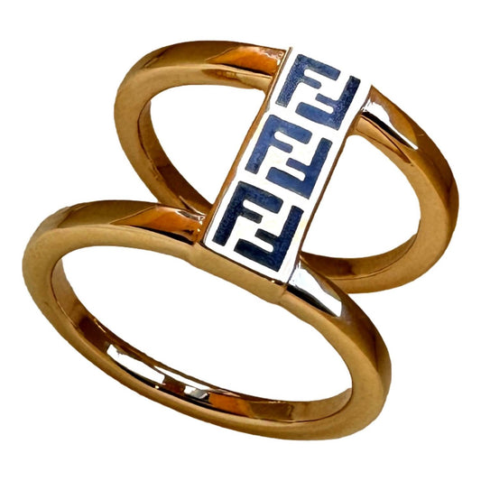 Fendi - Women's Ff Oro Soft Logo Medium Ring