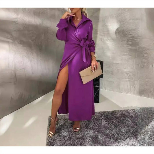 Mapcie - Overlap Midi Dress