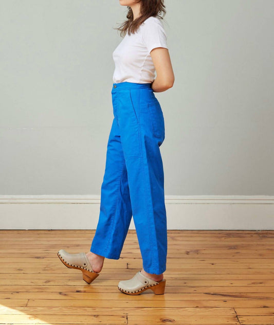 Uqnatu - High Rise Wide-leg Crop Sailor Pant