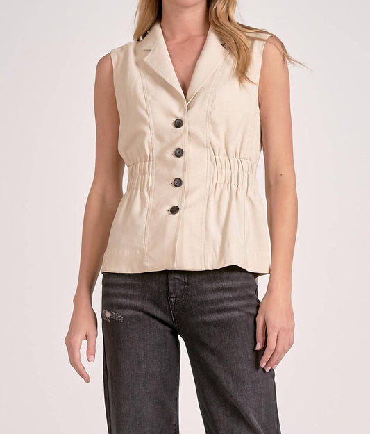 Elan - Cinched Waist Vest