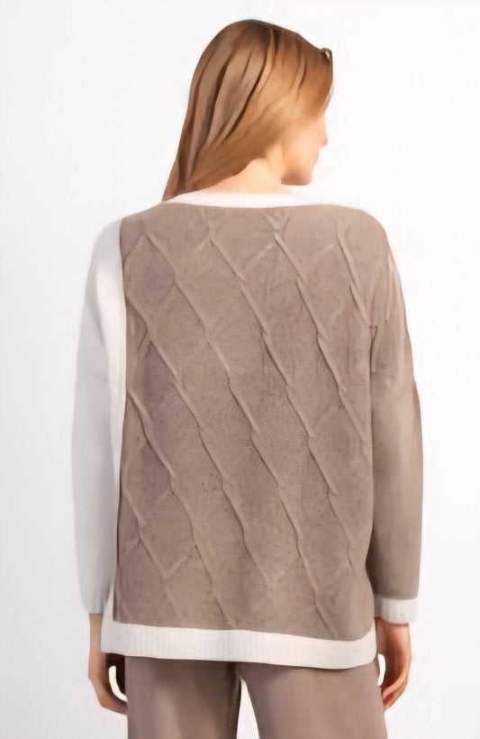 Habitat - Cable Knit V-neck Tunic Sweater