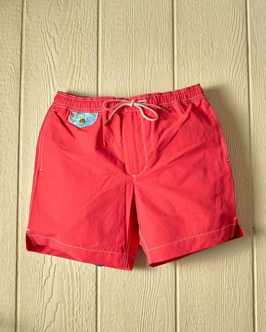 Quaker Marine Supply Co. - Men's Cove Lined Swim Trunks
