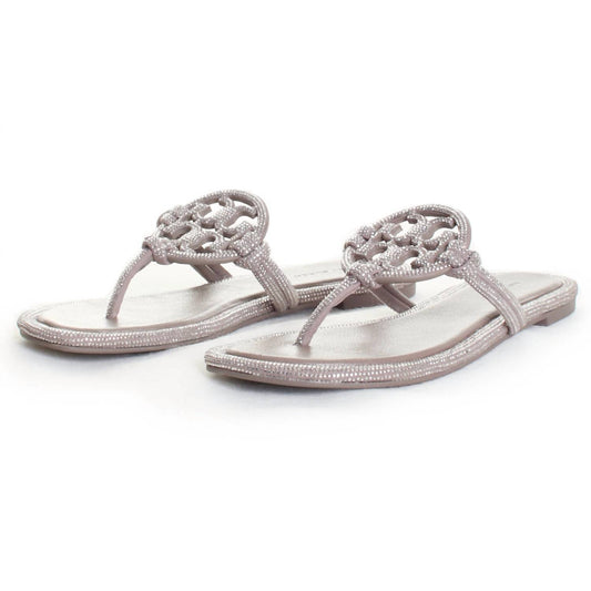 Tory Burch - Women's Miller Knotted Pave Thong Sandal