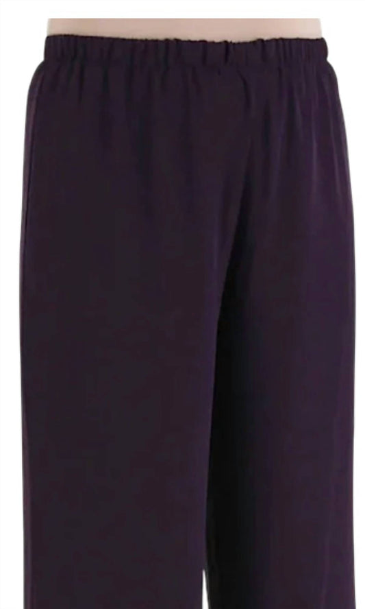 Alex Evenings - Women's Chiffon Straight Leg Pants