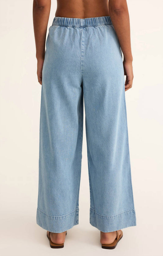 Z Supply - Women's Twill Drawstring Wide Leg Pants