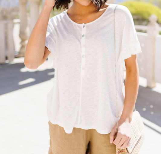 Ruffled Sleeve Button Down Shirt