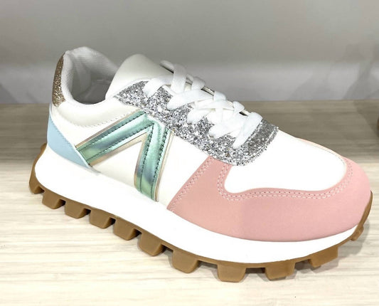 Gabby - Women's Glitter Sneakers