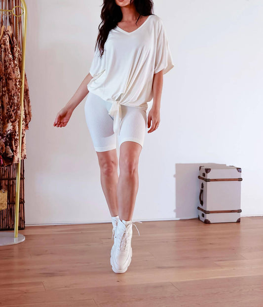 Little Secret Of Mine - Ribbed Shorts Set